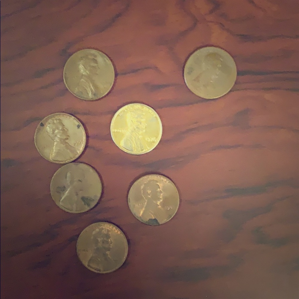 Solid gold penny